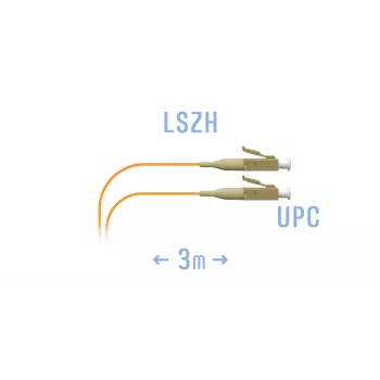 Шнур монтажный оптический LC/UPC MM 3m